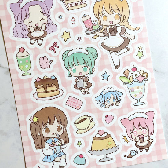 Rayeon Fancy Maid Cafe sticker b274