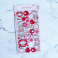 Angora Lora Red Apple Monkey sparkle sticker B468