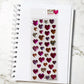 Mindwave Epoxy Heart stickers A571