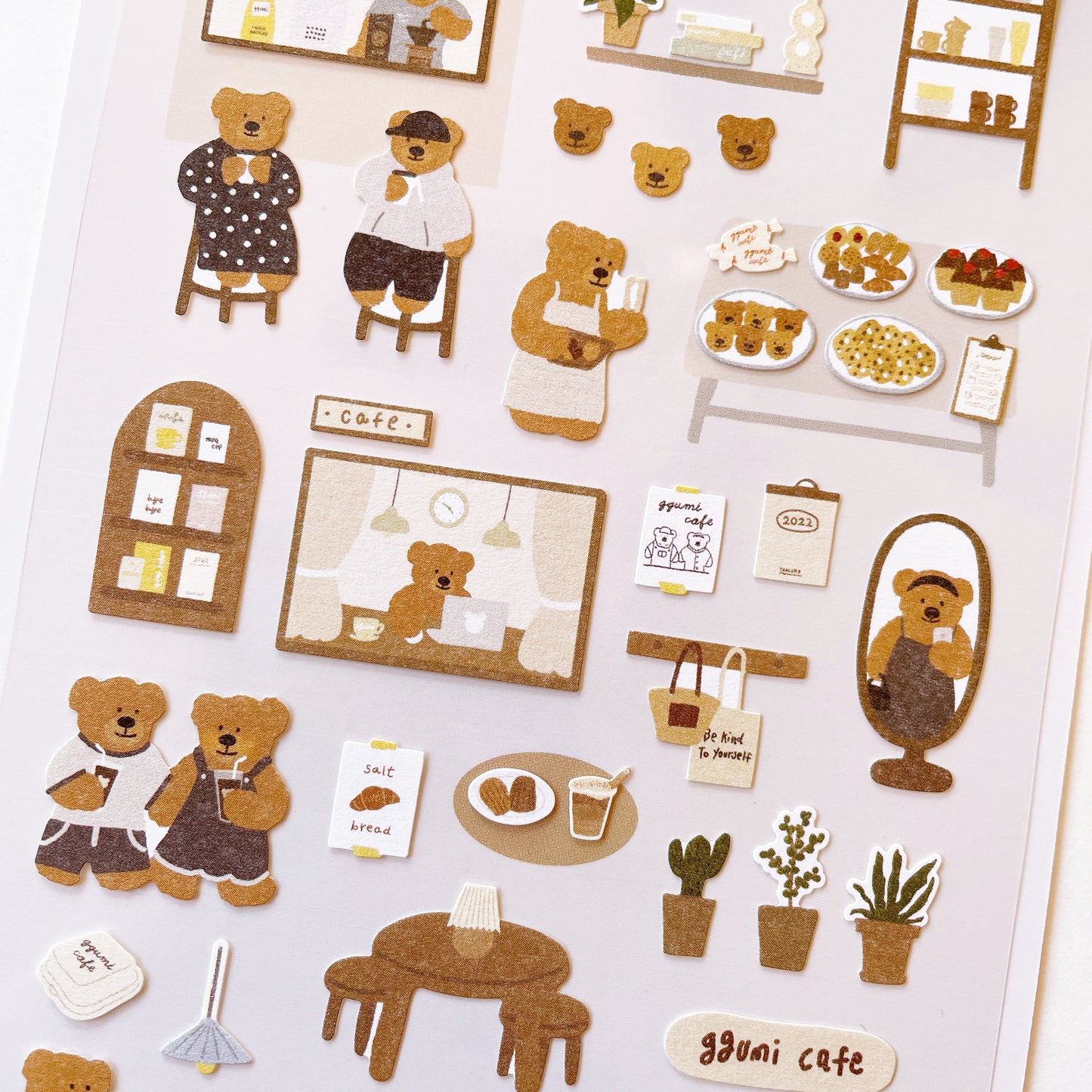 Sautelier Bear Cafe stickers b790