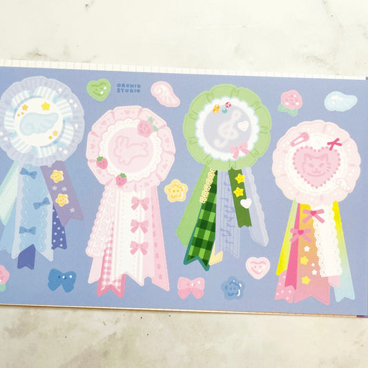 Orchid Studio Ribbon sticker B817