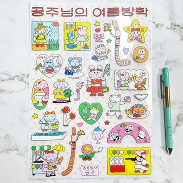 Downtown Mix Juice Giant Sticker sheet b344