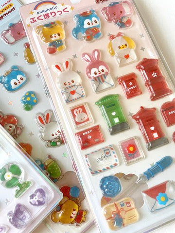 Rainbowholic x Ochame Friends 3D Sticker Air Mail