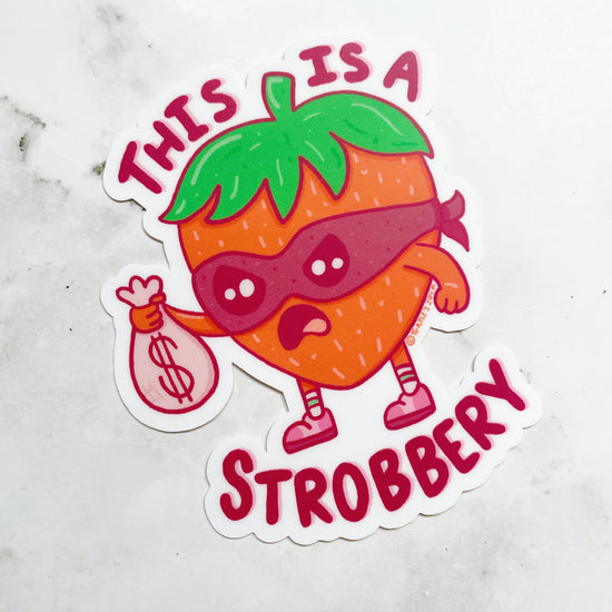 Turtle's Soup Strobbery Vinyl Sticker ts4