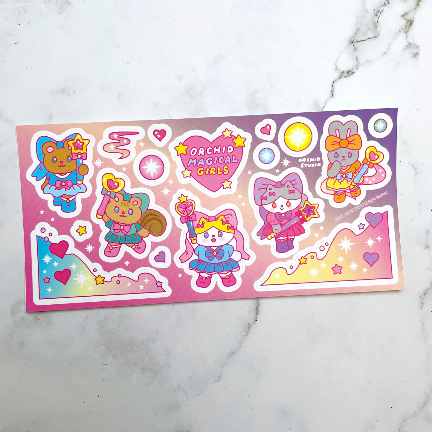 Orchid Studio Magical Girls sticker B813