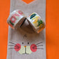 Bunny Bag with Flower Washi set