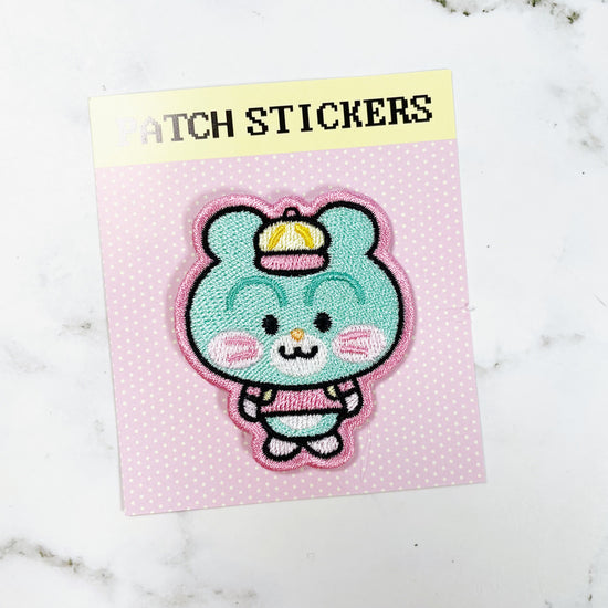 Ppomppom Mint Hamster sticker patch b326