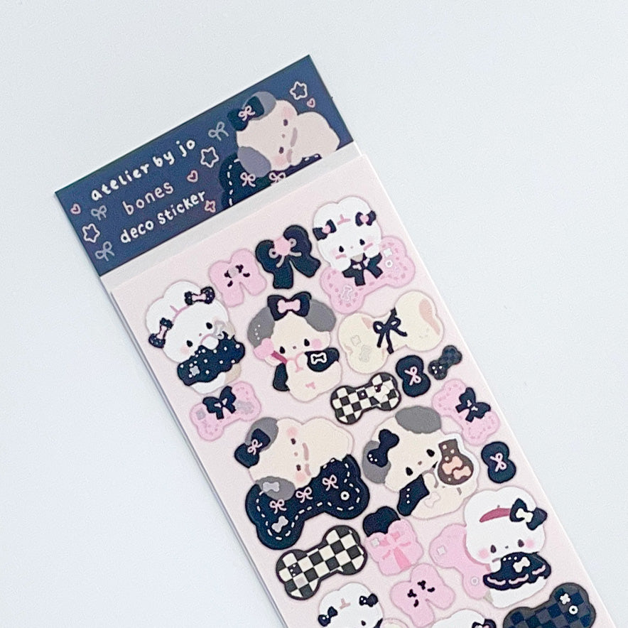 Atelier by Jo Bones Deco Sticker Sheet b849