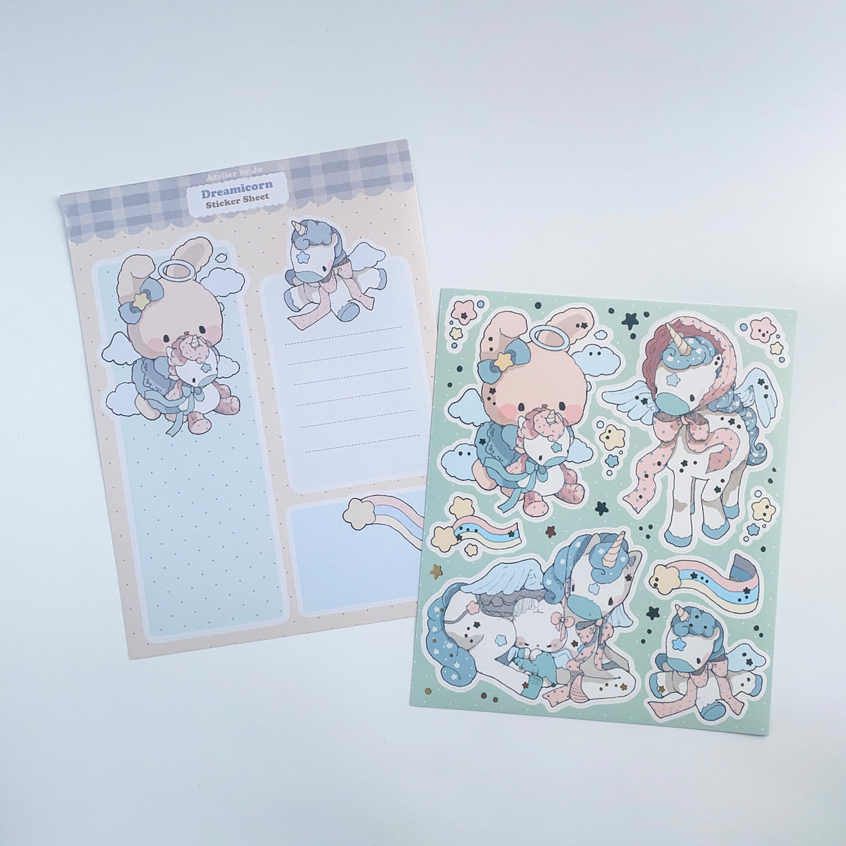 Atelier by Jo Dreamicorn large sticker sheet b844