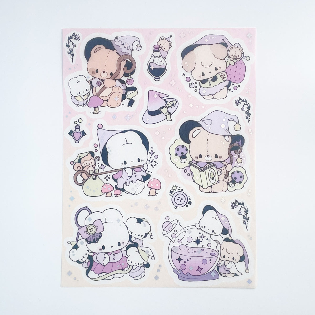 Atelier by Jo Enchanted  large washi  sticker sheet b846