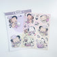 Atelier by Jo Enchanted  large washi  sticker sheet b846