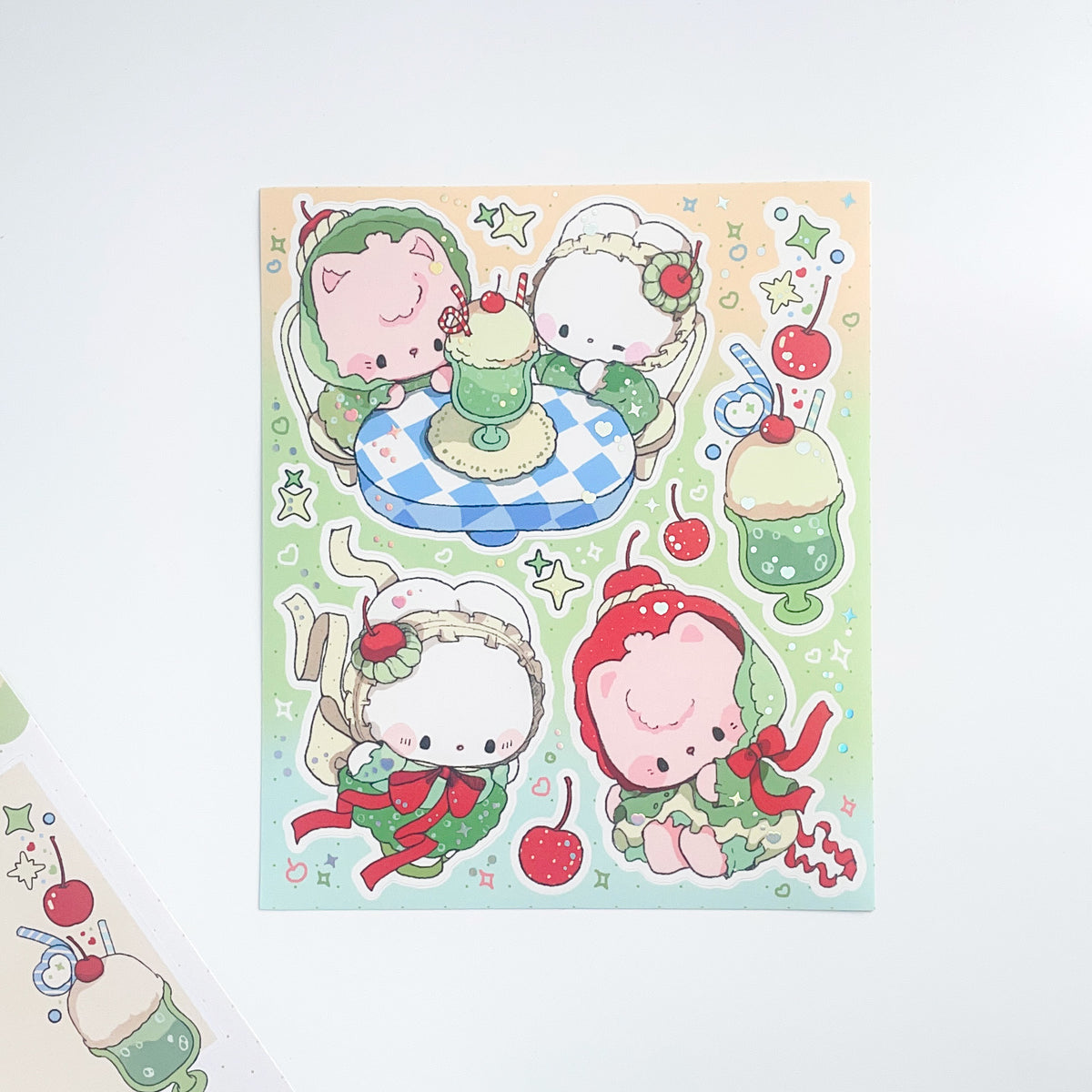 Atelier by Jo Melon Soda large sticker sheet b845