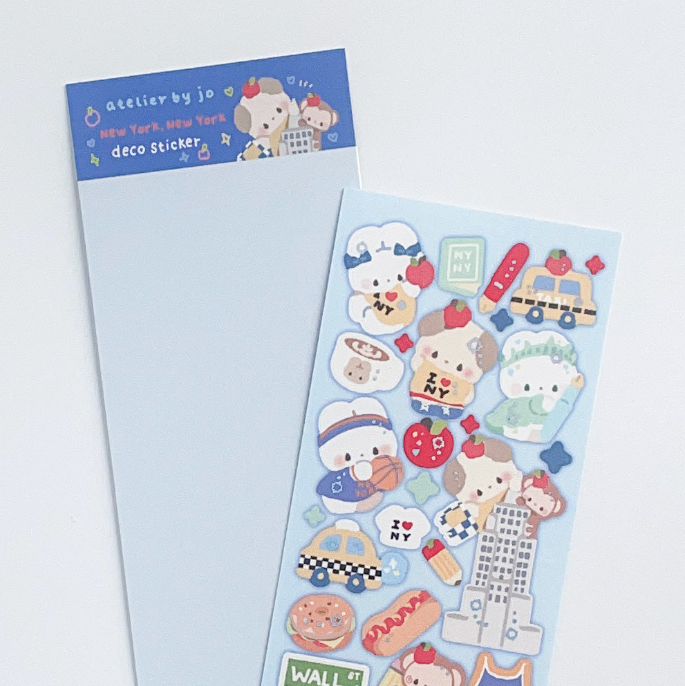 Atelier by Jo New York Deco Sticker Sheet B847