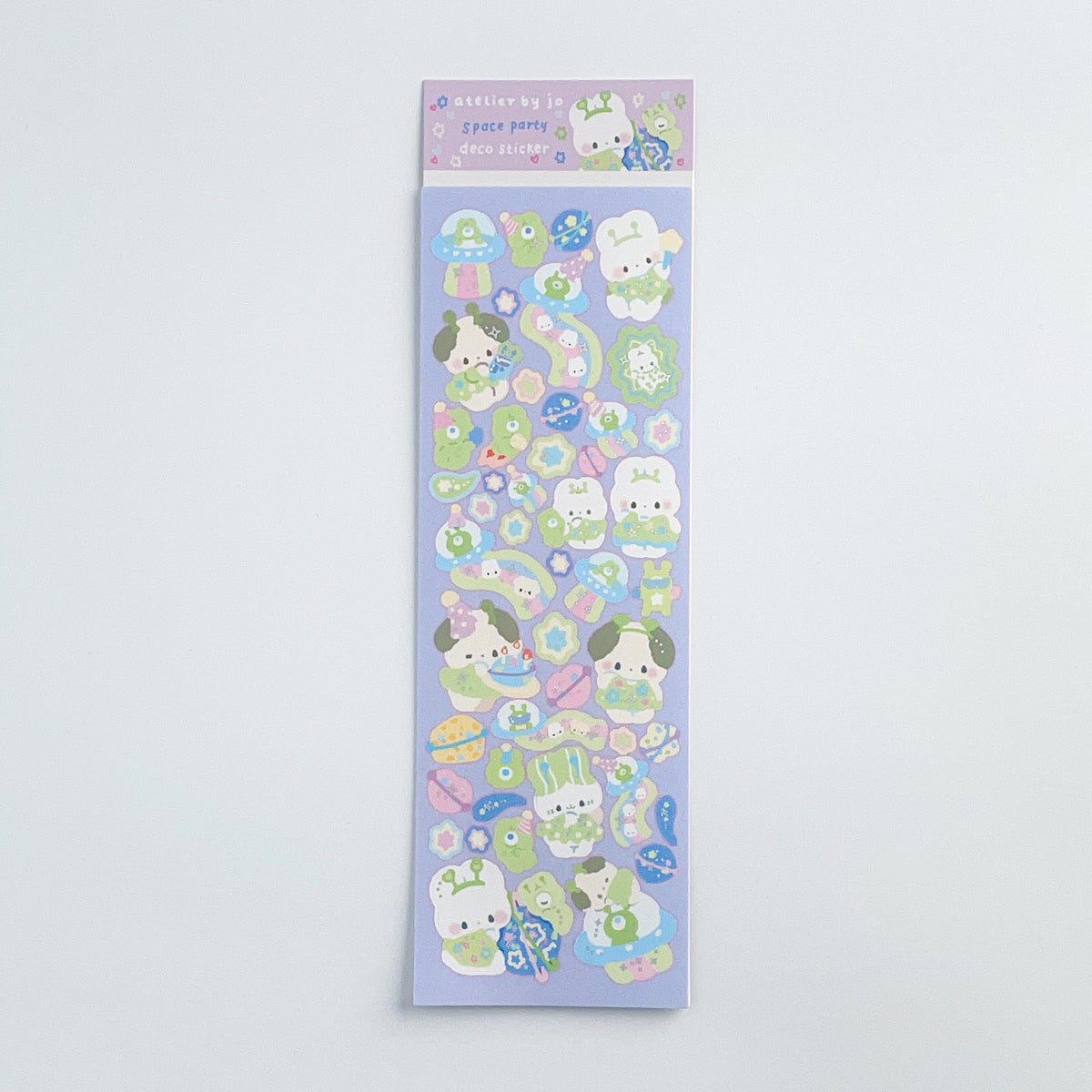 Atelier by Jo Space Party Deco Sticker Sheet b851