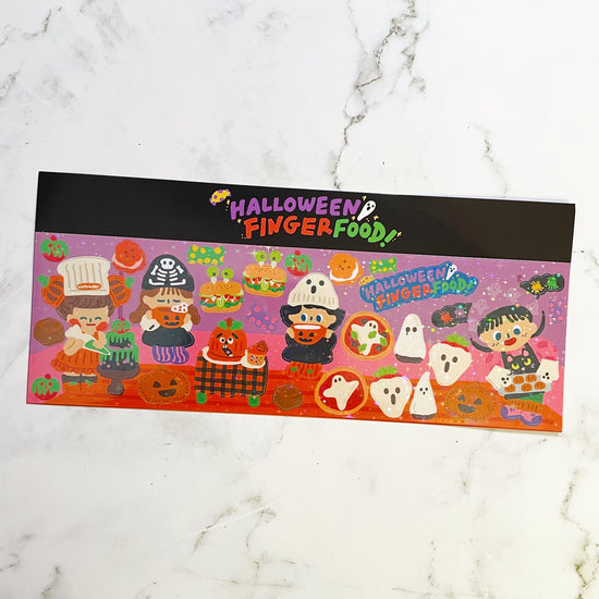 Dingamart Halloween Finger Food Sticker A534