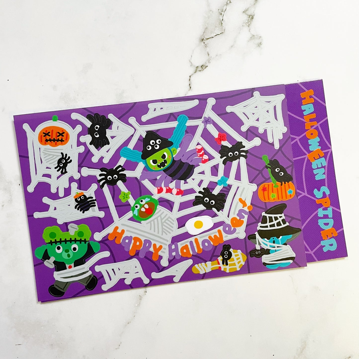 Dingamart Halloween Spider sticker A533