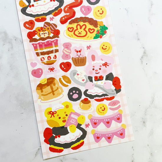 Cooking Cookie Maid Cafe sticker A470