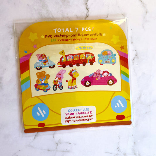 The Pie in the Sky travel sticker pack b744