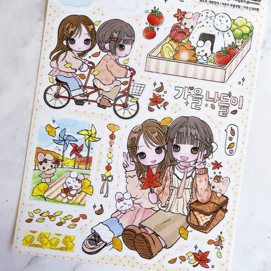 I'm Toki Fall friends sticker B775