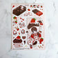 I'm Toki Strawberry choco sticker B777