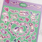 Nighty Night Love Ghosts sticker B603