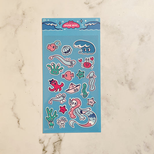 Nighty Night Ocean sticker b600