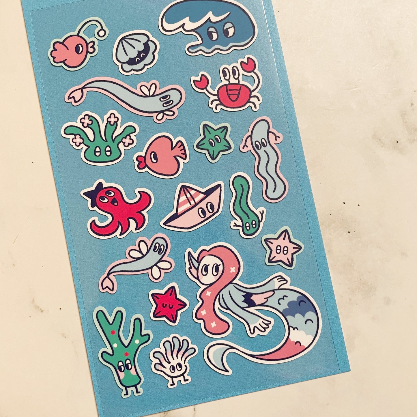 Nighty Night Ocean sticker b600