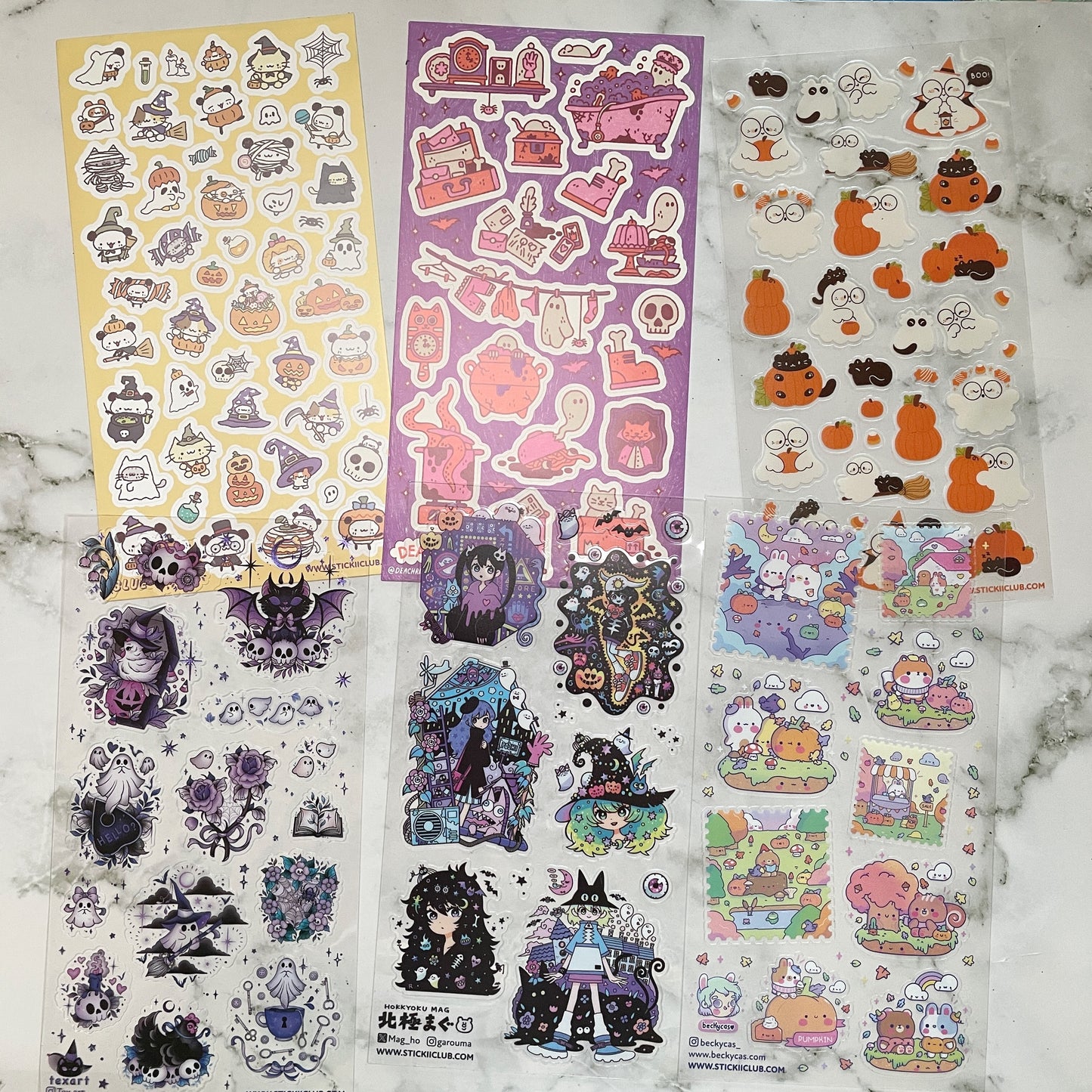 2025 12 Nights of STICKII Halloween Advent Calendar H1