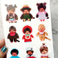 Vintage Toys sticker sheet v24