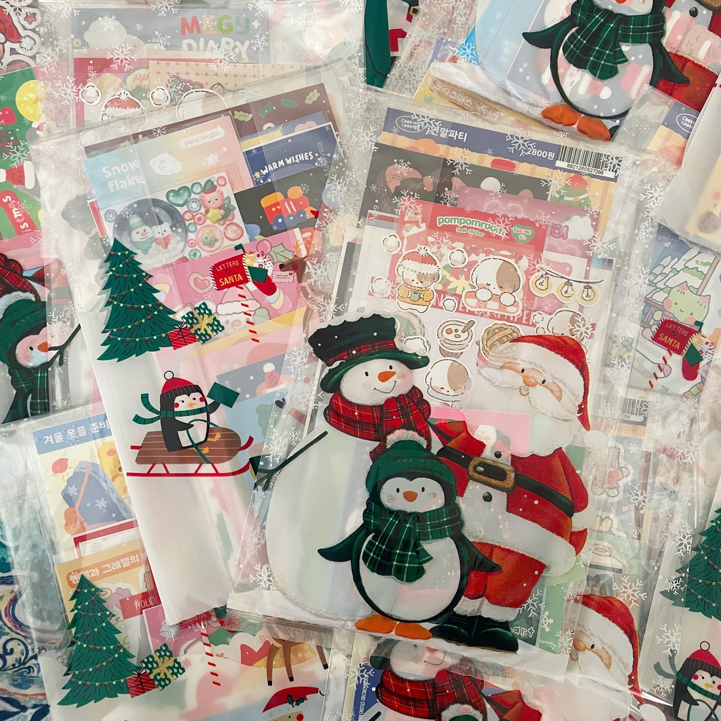 CHRISTMAS MYSTERY STICKER PACKS