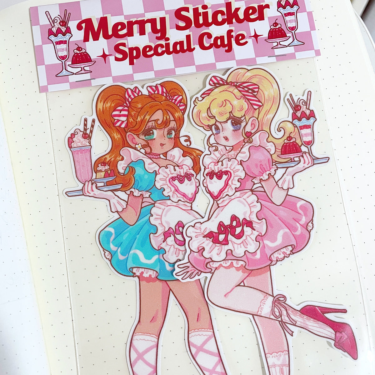 Natsuput Special Cafe Girls Doll Stickers