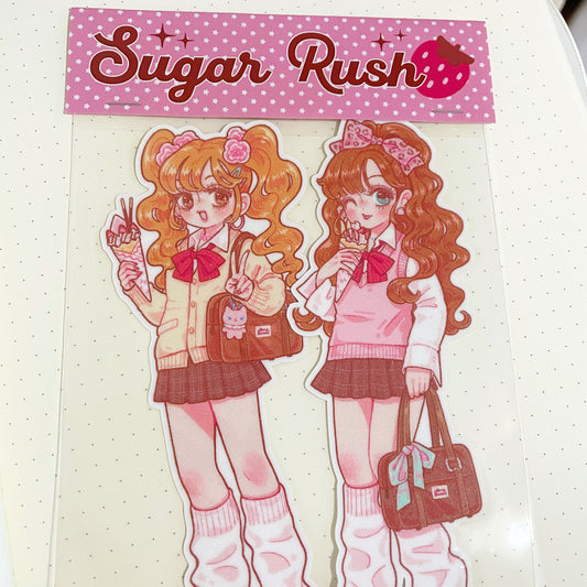 Natsuput Sugar Rush Girls Doll Stickers