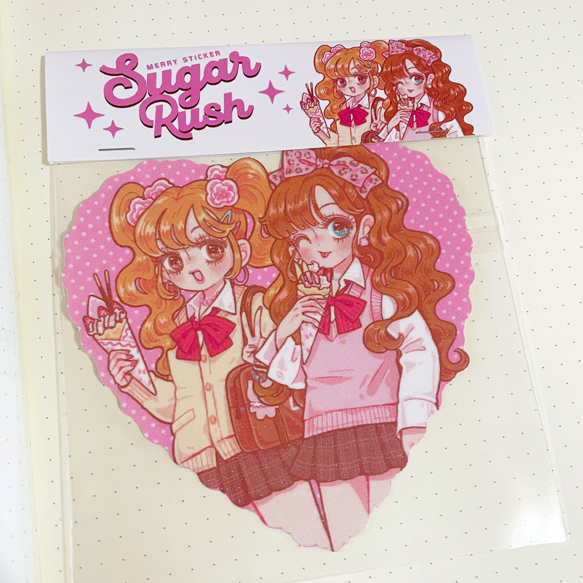 Natsuput Sugar Rush Heart Sticker