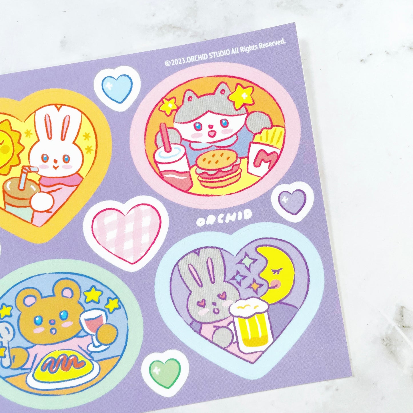Orchid Studio Snack Lovers sticker A273