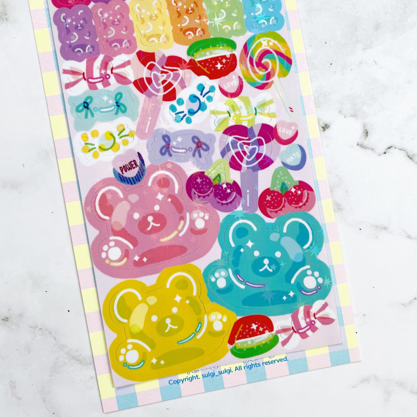 Sulgi Sulgi Gummy Bears sticker A291