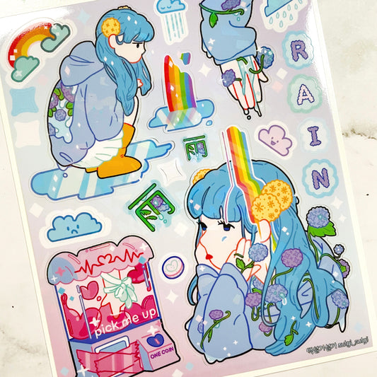 Sulgi Sulgi Rain Girl 2 sticker A308