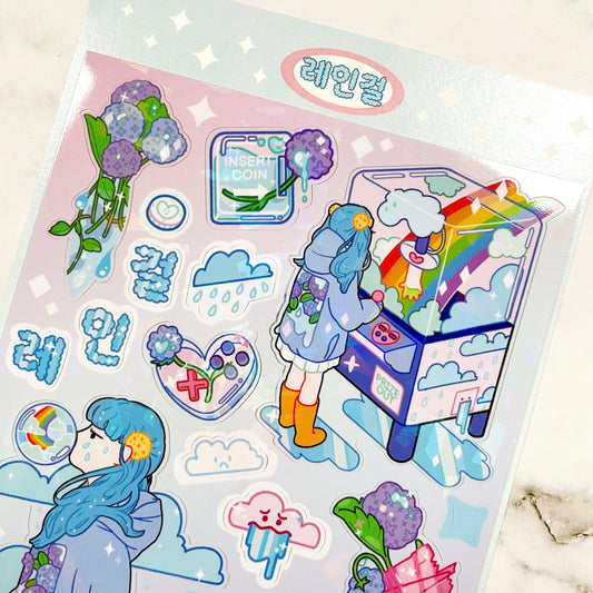 Sulgi Sulgi Rain Girl sticker A312
