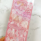 Seolkee Pink Ballet sparkle sticker A334