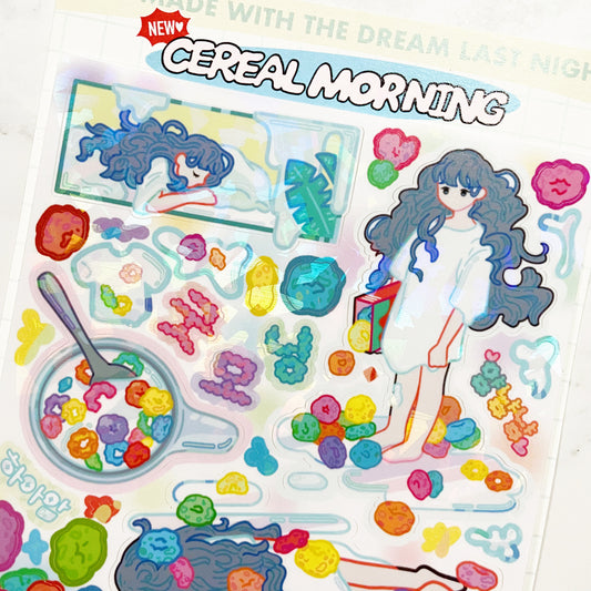 Sulgi Sulgi Cereal Morning Girl sticker A313