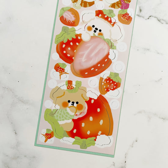 Loonyppo Strawberries sticker A443