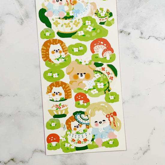 Loonyppo Tea Time Friends sticker A447