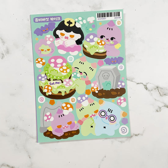 Jiok Zombie Mushroom Cake sticker A493