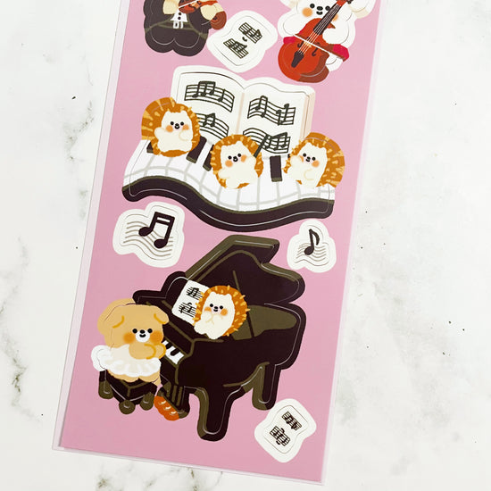 Loonyppo Music Friends sticker A445