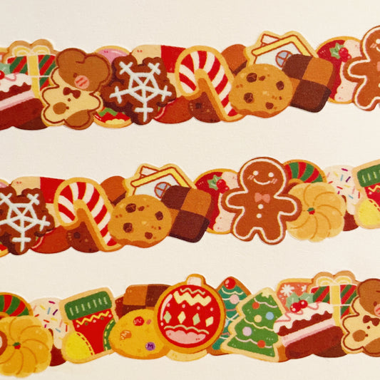 Hamzzi Christmas cookies die cut washi w66