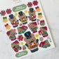 Gyawuddung Bear Toy Soldier sparkle stickers C67