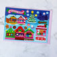 Orchid Studio Christmas Market sticker C90
