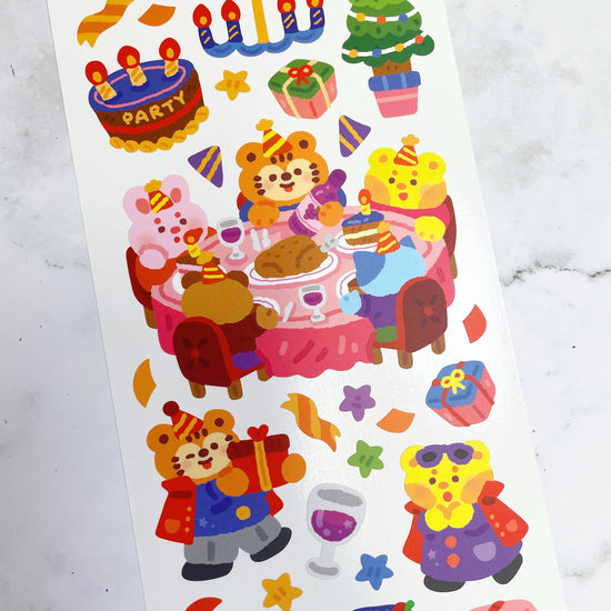 Cooking Cookie End of the year party sticker A605