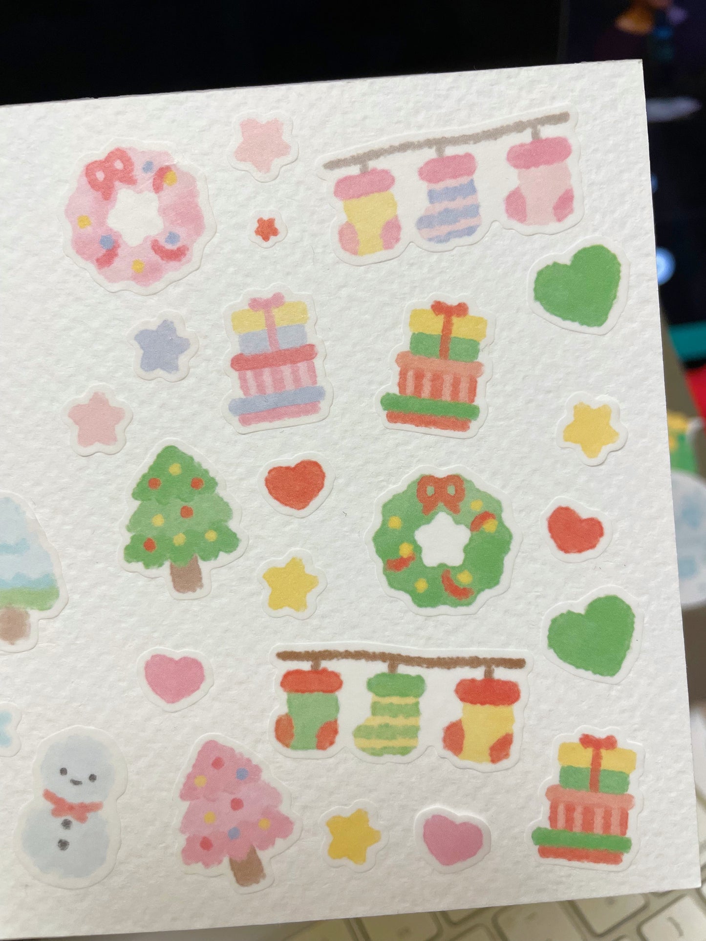Jiok Christmas sticker roll cw1