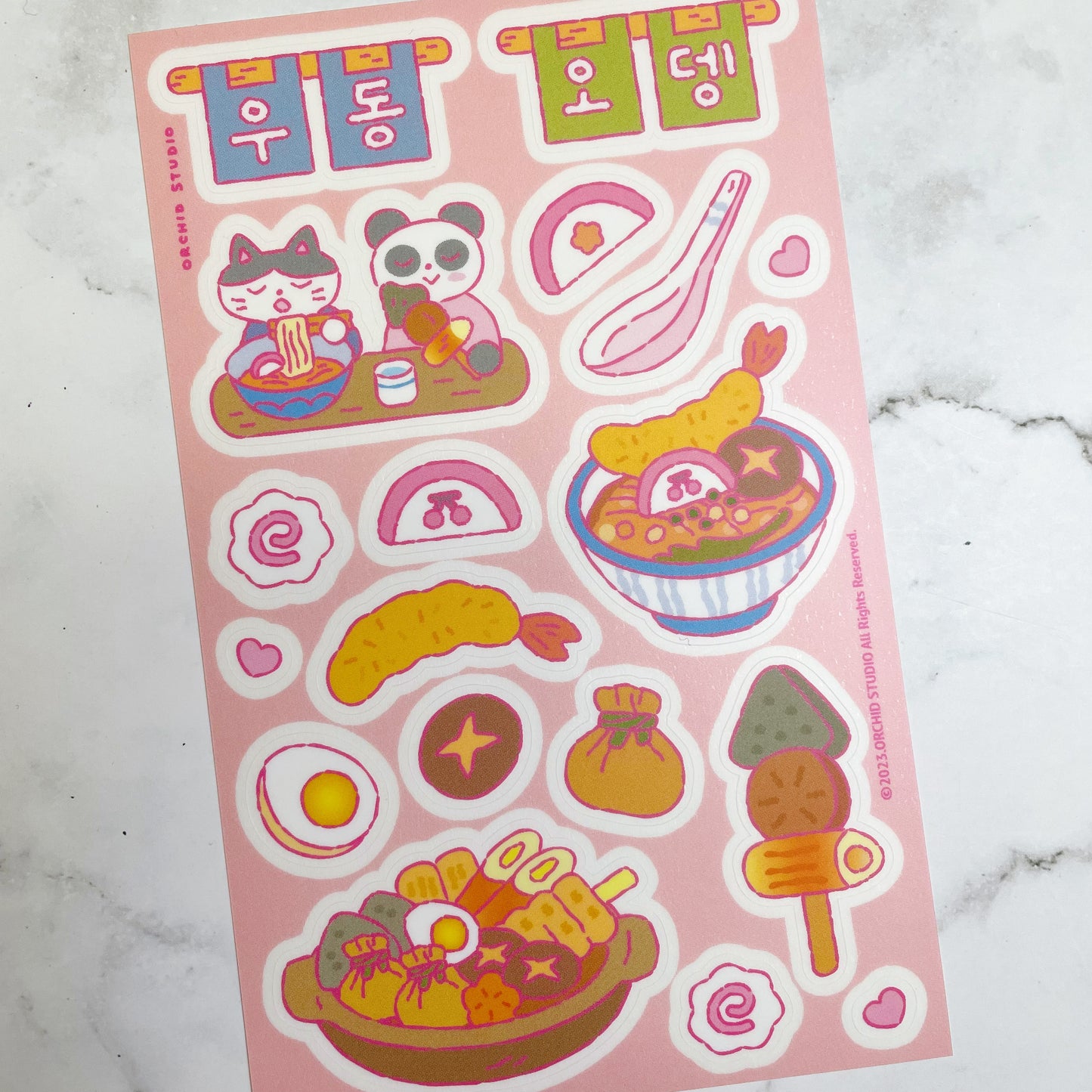 Orchid Studio Udon sticker A595