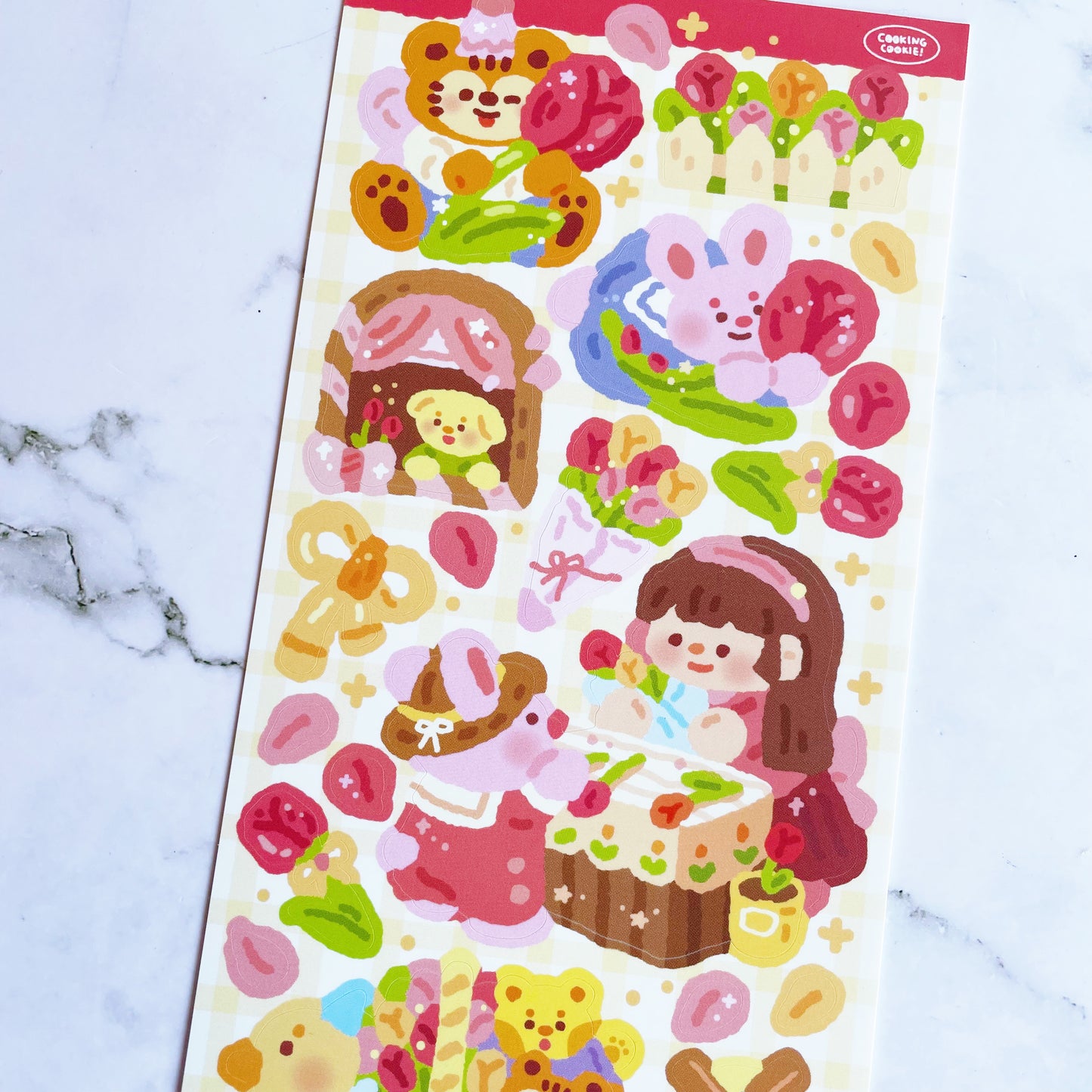 Cooking Cookie Tulips  sticker A462